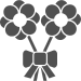 Icono de coronas de flores